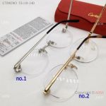 Replica Panthere Cartier Eyeglasses CT0028O Rimless Eyewear